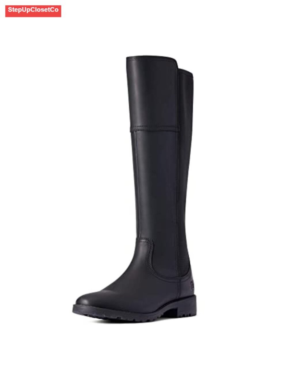 Waterproof Full-Grain Leather Mid-Calf Boots, Equestrian Zip